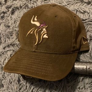 Brown Cap with Viking Logo